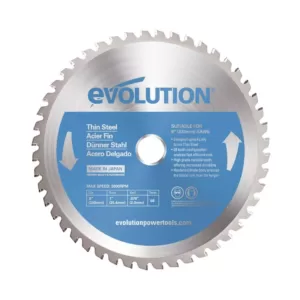 Evolution Power Tools 9 in. 68-Teeth Thin Steel Cutting Saw Blade