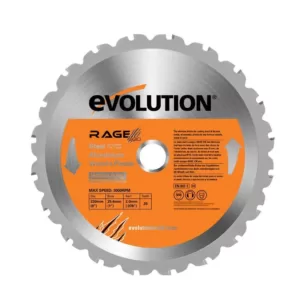 Evolution Power Tools RAGE 9 in. Multipurpose Replacement Blade