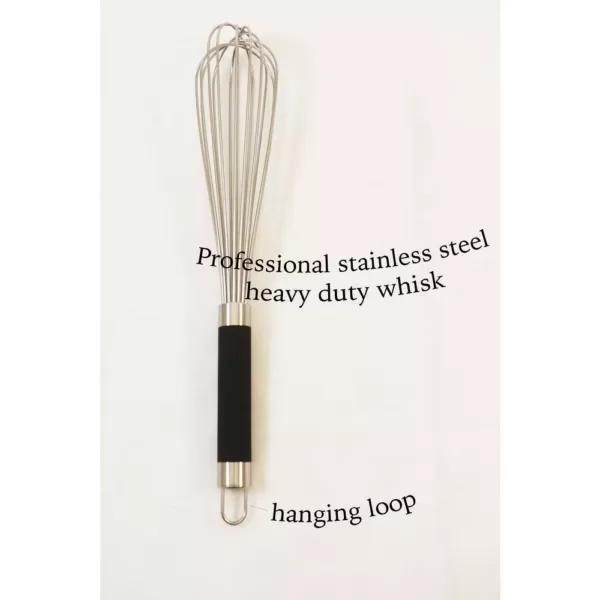 ExcelSteel 16 in. Professional Stainless Steel Heavy Duty Whisk
