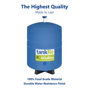 Express Water tankRO – RO Water Filtration System Expansion Tank – 6 Gallon Water Capacity – Reverse Osmosis Storage Pressure Tank