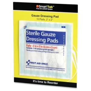 First Aid Only Sterile Gauze Dressing Pads (10 per Pack)