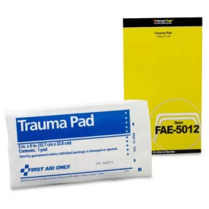 First Aid Only 9 in. Trauma Pad