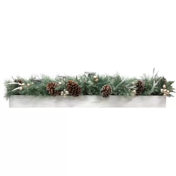 Fraser Hill Farm 10 in. Holiday Candle Holder Centerpiece