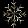 Fraser Hill Farm 2.5 ft. 100-Light LED Warm White Snowflake Novelty Light