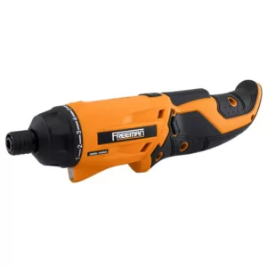 Freeman 3.6-Volt Lithium-Ion Cordless 1/4 in. Rechargeable Electric Screwdriver with Charger, Hex Bits, and Case