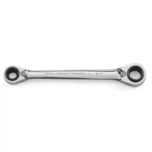 GEARWRENCH 8mm x 10mm & 12mm x 13mm QuadBox 12 Point Reversible Ratcheting Wrench