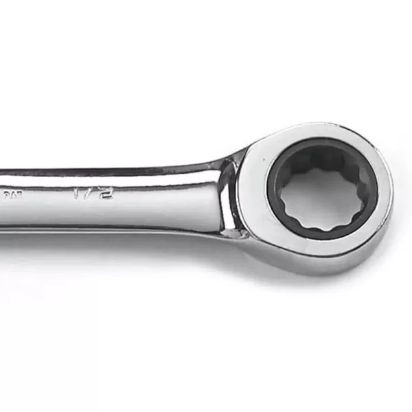 GEARWRENCH 7/16 in. x 1/2 in. Double Box Ratcheting Combination Wrench