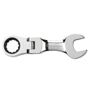 GEARWRENCH 7/16 in. Stubby Flex-Head Combination Ratcheting Wrench
