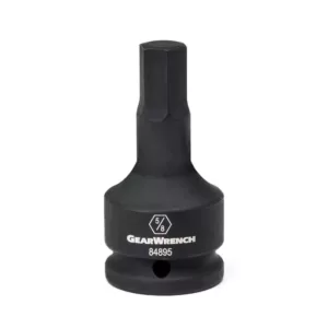 GEARWRENCH 3/4 in. Drive Hex Bit Impact SAE Socket 3/4 in.