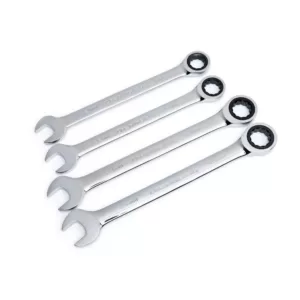 GEARWRENCH Metric Combination Ratcheting Wrench Set (4-Piece)