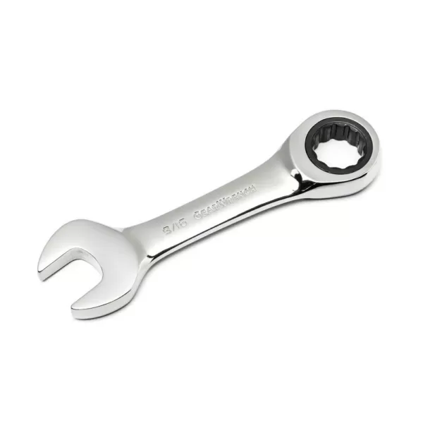 GEARWRENCH SAE Stubby Combination Ratcheting Wrench Set (7-Piece)