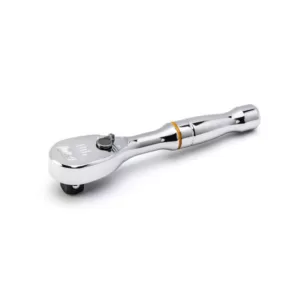 GEARWRENCH 4-1/2 in. 3/8 in. Drive 90-Tooth Compact Head Stubby Teardrop Ratchet