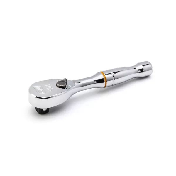 GEARWRENCH 4-1/2 in. 3/8 in. Drive 90-Tooth Compact Head Stubby Teardrop Ratchet