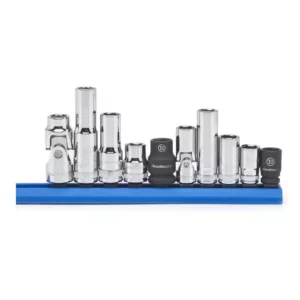 GEARWRENCH 1/4 in. and 3/8 in. Drive 6-Point 10 mm Socket Set (10-Piece)