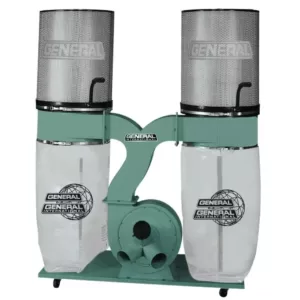 General International 3 HP Heavy Duty Dust Collector with Canister Filter