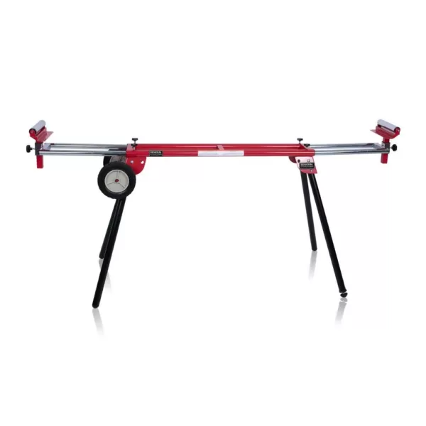 General International 8 in. Miter Saw Stand with Solid Tires