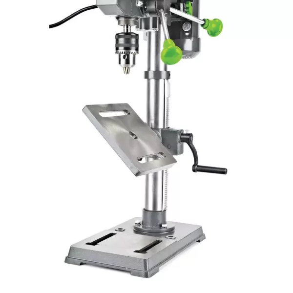 Genesis 4.1-Amp 10 in. 5-Speed Drill Press with 5/8 in. Chuck, Work Light, and Table Rotatable 360° and Tiltable 45°