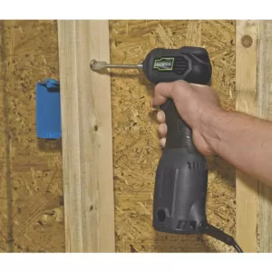 Genesis 3.5 Amp 3/8 in. Variable Speed Close-Quarter Right Angle Drill with Non-Slip Grip