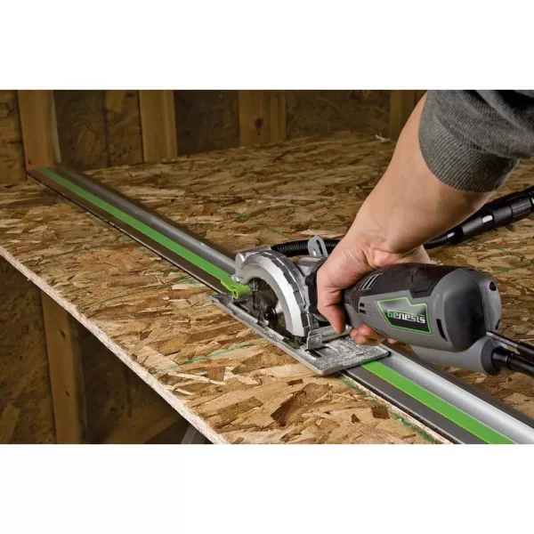 Genesis 2 in. Plunge Saw Aluminum Rip Cutting Track System for GCS545C and GPCS535CK (3-Piece)