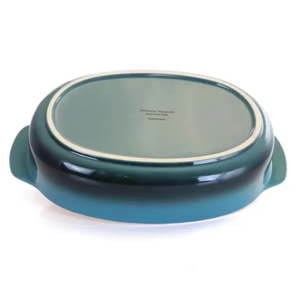 Gibson Oval Stoneware Bake Pan