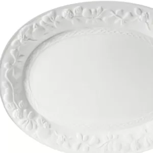 Gibson Home Fruitful White Durastone Platter