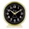 Equity by La Crosse 4 in. Round Analog Wind-Up Bell Metal Alarm Clock
