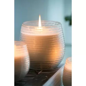 A & B Home 3.5 in. Dia. Gold Foil Earl Grey Scented Soy Wax Candle