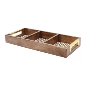Kate and Laurel Hanneli Gold Decorative Tray