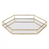 Kate and Laurel Felicia Gold Decorative Tray