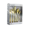 MegaChef Gibbous 20-Piece Gold Stainless Steel Flatware Set (Service for 4)