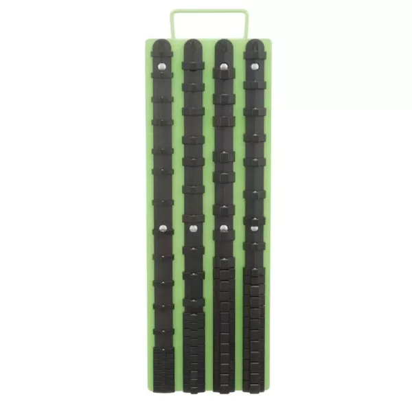 Grand Rapids Industrial Products Professional Socket Rack, Green