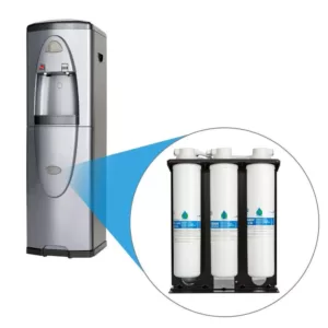 Global Water Bluline G3F Hot and Cold Bottleless Water Cooler with 3-Stage Filtration and UV Light