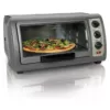 Hamilton Beach Easy Reach 1400 W 6-Slice Gray Convection Toaster Oven with Built-In Timer