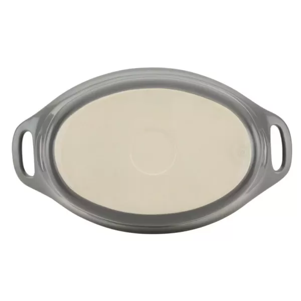 Rachael Ray 1.5 Qt. Gray Ceramics Oval Baker