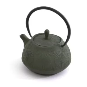 BergHOFF Cast Iron 1.2 Qt. Dark Green Teapot