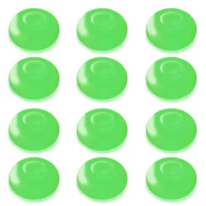 LUMABASE 1.25 in. D x 0.875 in. H x 1.25 in. W Green Floating Blimp Lights (12-Count)