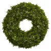 Nearly Natural 22 in. Boxwood Wreath