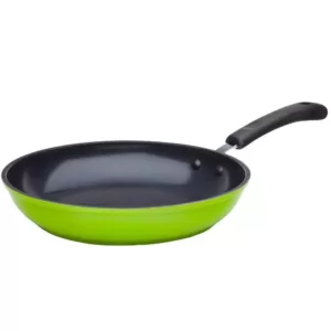 Ozeri Green Earth 10 in. Aluminum Ceramic Nonstick Frying Pan in Green