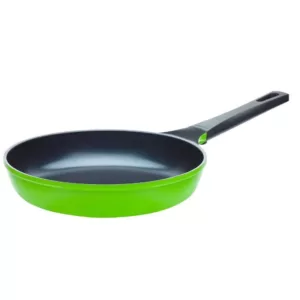 Ozeri Green Earth 10 in. Aluminum Ceramic Nonstick Frying Pan in Green with Bakelight Handle