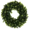 Pure Garden 12 in. Round Artificial Boxwood Wreath