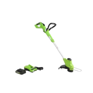Greenworks 12 in. 24-Volt Battery Cordless TORQDRIVE String Trimmer with 2.0 Ah USB Battery and Charger Included ST24B212