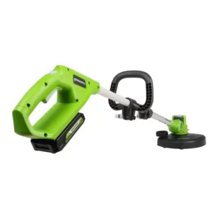 Greenworks 12 in. 24-Volt Battery Cordless String Trimmer with 2.0 Ah USB Battery and Charger Included ST24B215