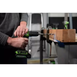 Greenworks 24-Volt Battery Cordless Brushless 1/2 in. Drill/Driver 2-Batteries, Charger, Tool Bag, Belt Clip Included, DD24L1520