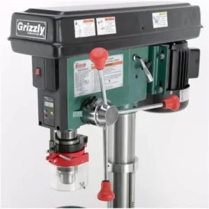 Grizzly Industrial Floor Drill Press with Laser and DRO
