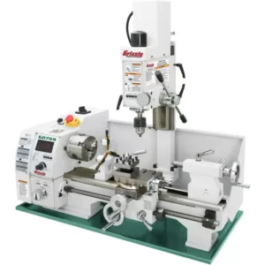 Grizzly Industrial 8 in. x 16 in. Lathe with Milling Head