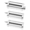KitchenAid 3-Piece Gray Pasta Roller and Cutter Attachments for KitchenAid Stand Mixer