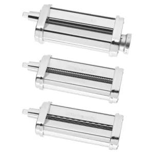 KitchenAid 3-Piece Gray Pasta Roller and Cutter Attachments for KitchenAid Stand Mixer