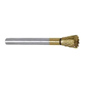 Gyros 1/4 in. Diameter High Speed Inverted Taper Shaped Steel Cutter