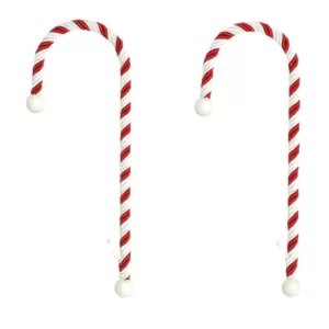 Haute Decor Candy Cane Stocking Holders (2-Pack)