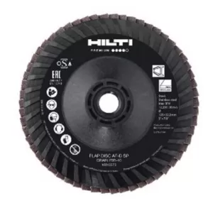 Hilti 5 in. x 5/8-11 in. 36 to 40-Grit Type 29 Flap Disc SP Premium Pack (10-Piece)